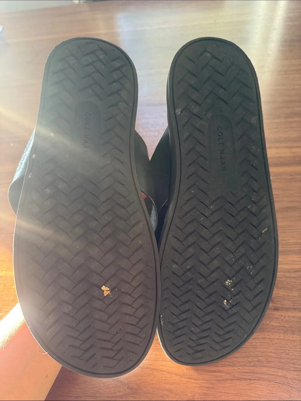 Coke Haan leather sandals